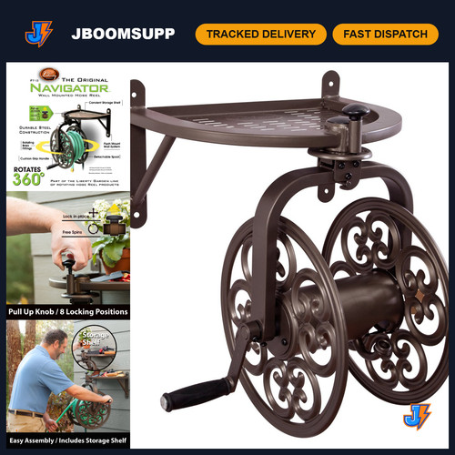 Rotating garden hose reel - rotating,